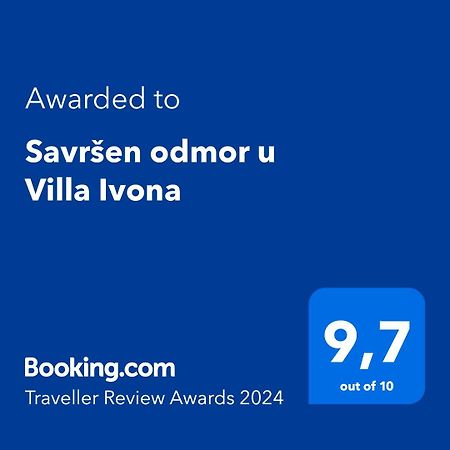 Savrsen Odmor U Villa Ivona Zadar Eksteriør billede